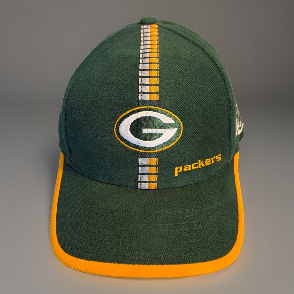 GREEN BAY PACKERS FOOTBALL VINTAGE LOGO ATHLETIC PRO LINE STRAPBACK HAT CAP